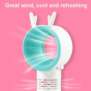 2019 NEW MINI CREATIVE LEAFLESS PORTABLE SMALL NIGHT LIGHT FAN