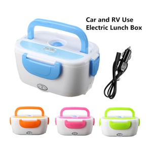 2019 new multi-function electronic lunch box Plug-in heating insulation electric lunch box mini convenient car lunch box