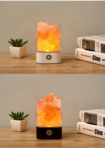 2019 HIMALAYAN CRYSTAL SALT LAMP COLOR DIMMER LED AIR PURIFIER NIGHT LIGHT